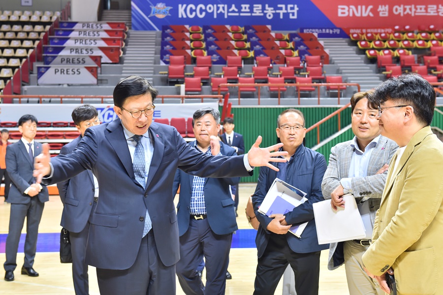 사직실내체육관 주경기장 현장 방문(사직실내체육관) 04